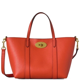 Mulberry Mini Bayswater Tote Coral Orange